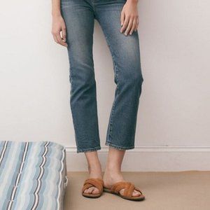 Madewell Skylar Brown Suede Slide Sandals